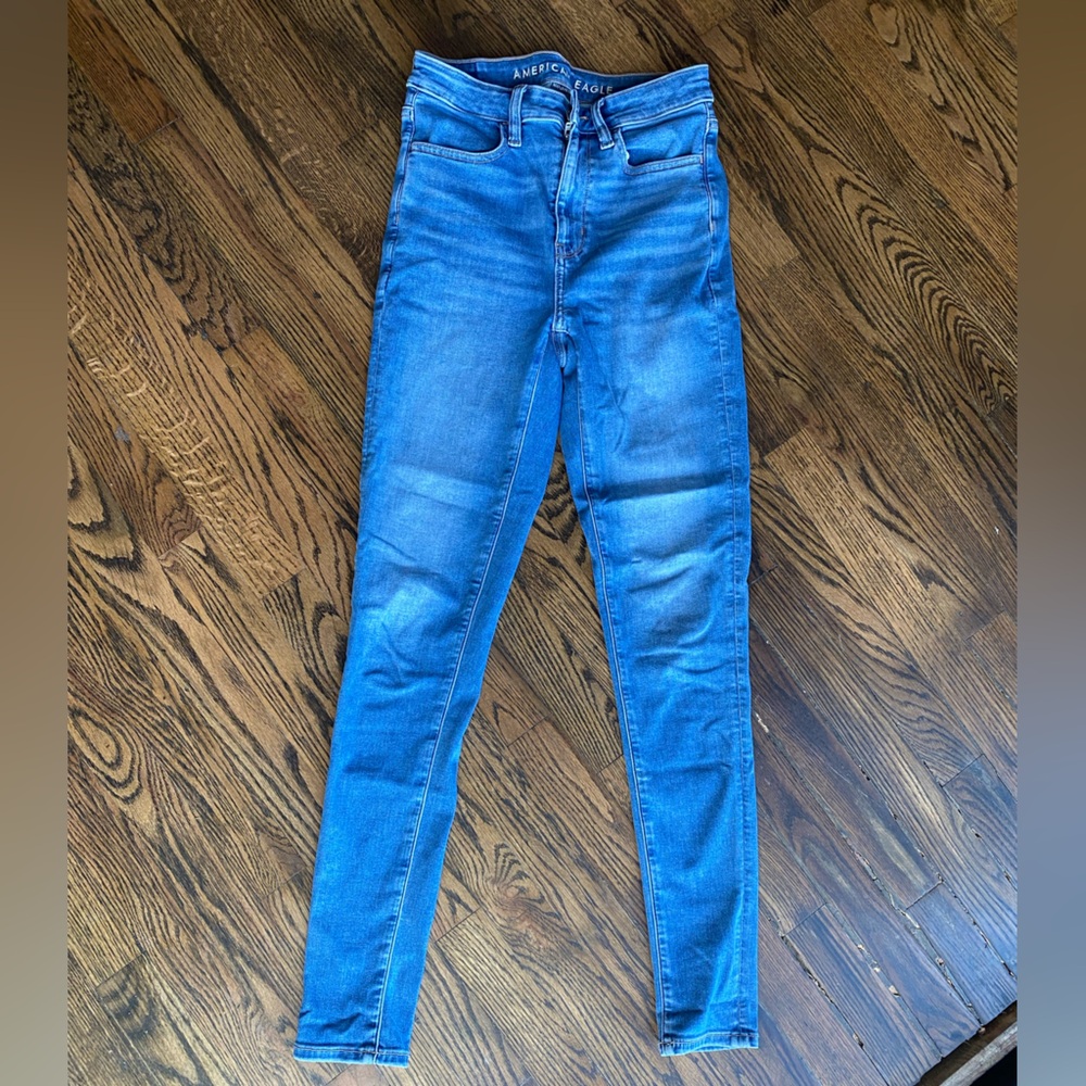American Eagle high rise skinny jeggings / size 4 long